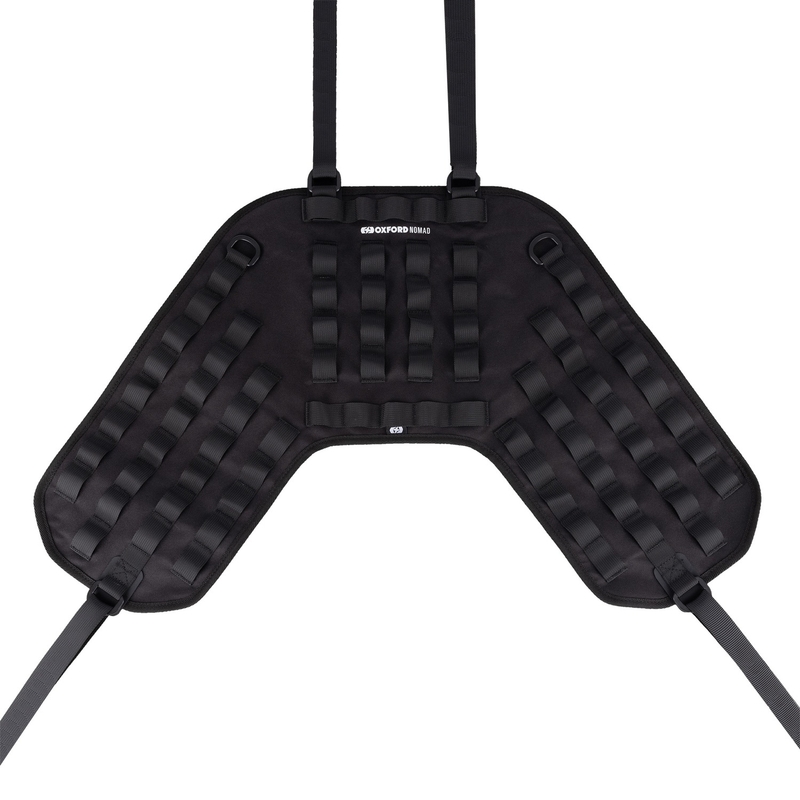 Sistema portapacchi per sedile passeggero Oxford Nomad grande, nero