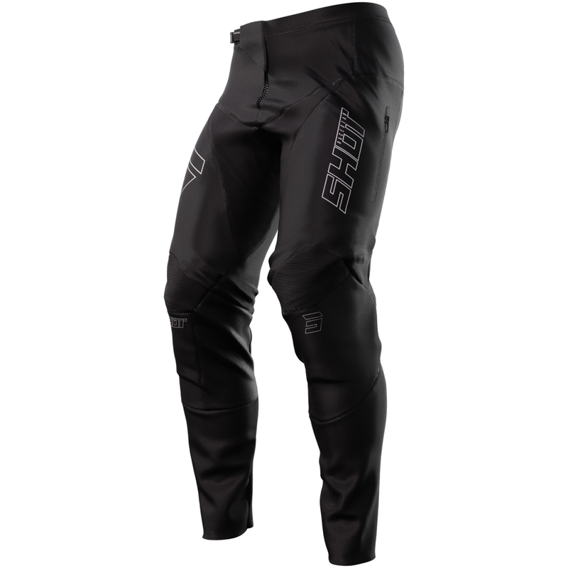 Pantaloni da motocross Shot Contact Zip neri