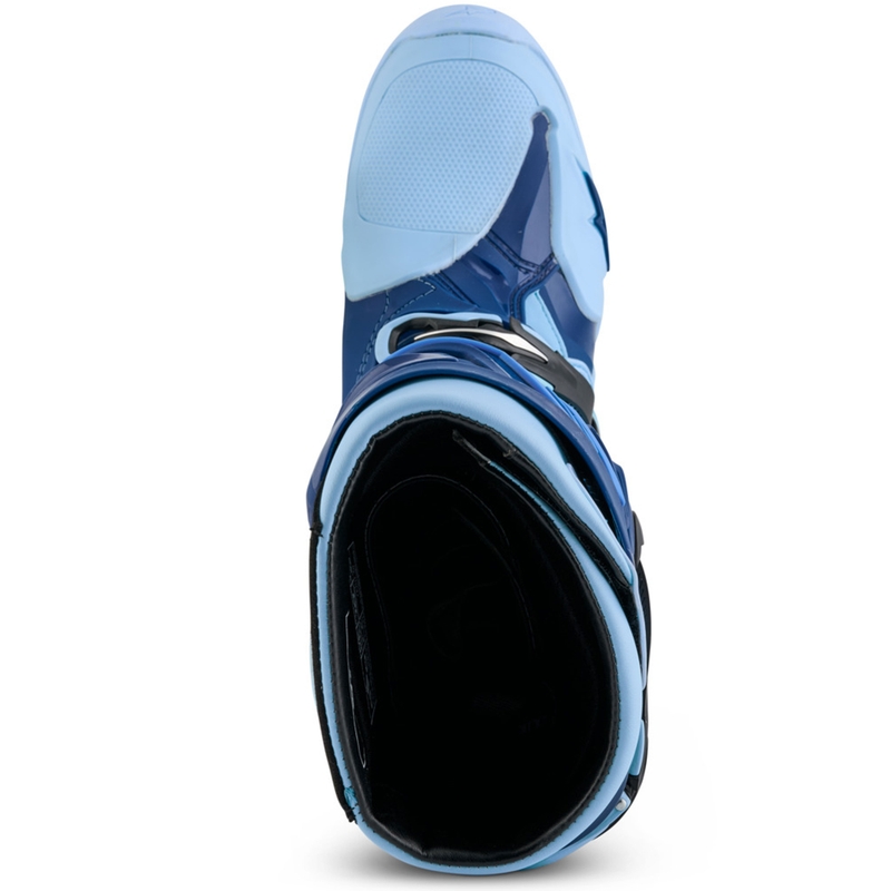 Stivali da moto Alpinestars Tech 10 Limited Edition Steelers Blu-Azzurro