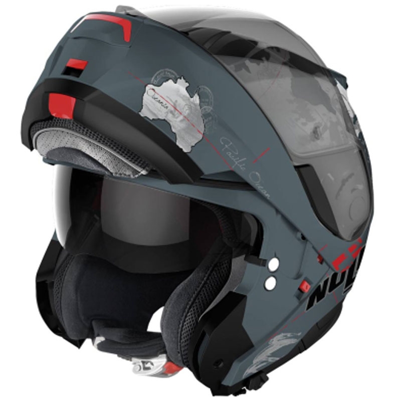 Casco moto apribile Nolan N100-6 Legend Checa N-COM 3
