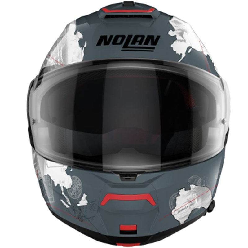 Casco moto apribile Nolan N100-6 Legend Checa N-COM 3