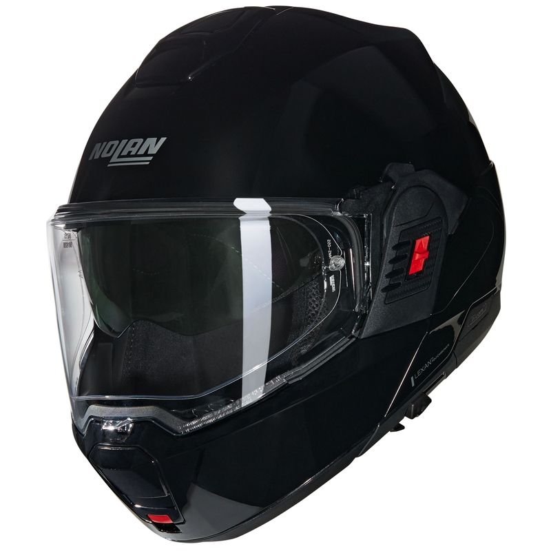 Casco moto apribile Nolan N120-1 Classico N-COM 301 nero