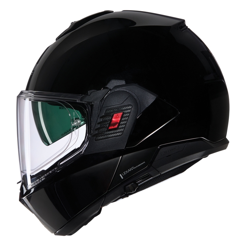 Casco moto apribile Nolan N120-1 Classico N-COM 301 nero