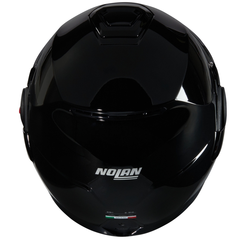 Casco moto apribile Nolan N120-1 Classico N-COM 301 nero