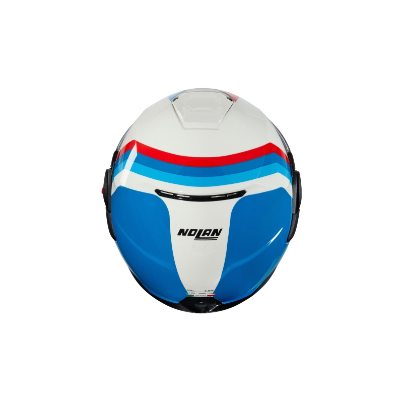Casco apribile da moto Nolan N120-1 Lineo N-COM 347 bianco-blu-rosso