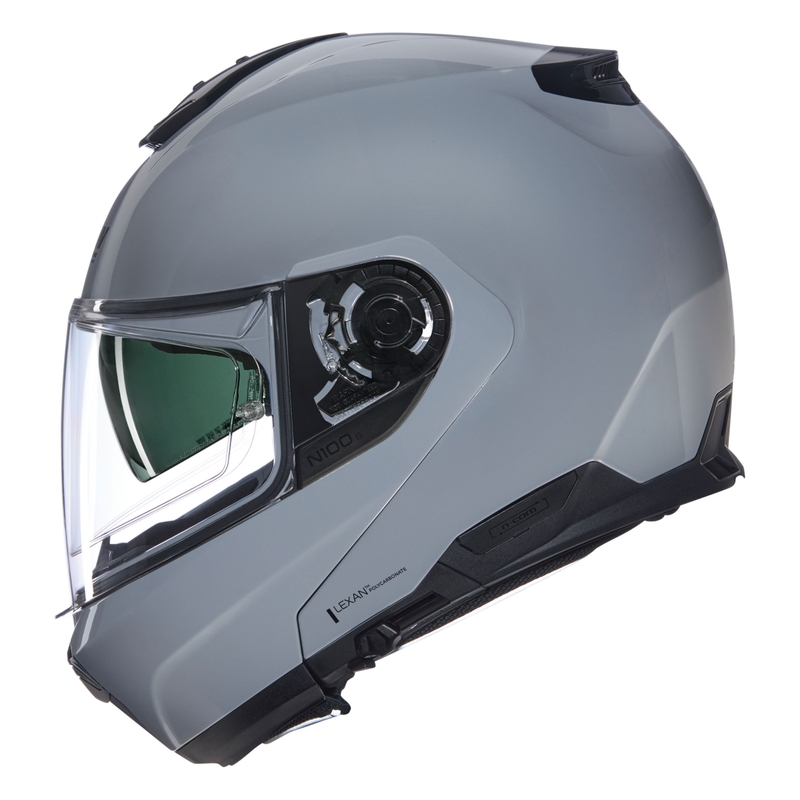 Casco moto apribile Nolan N120-1 Classico N-COM 303 grigio