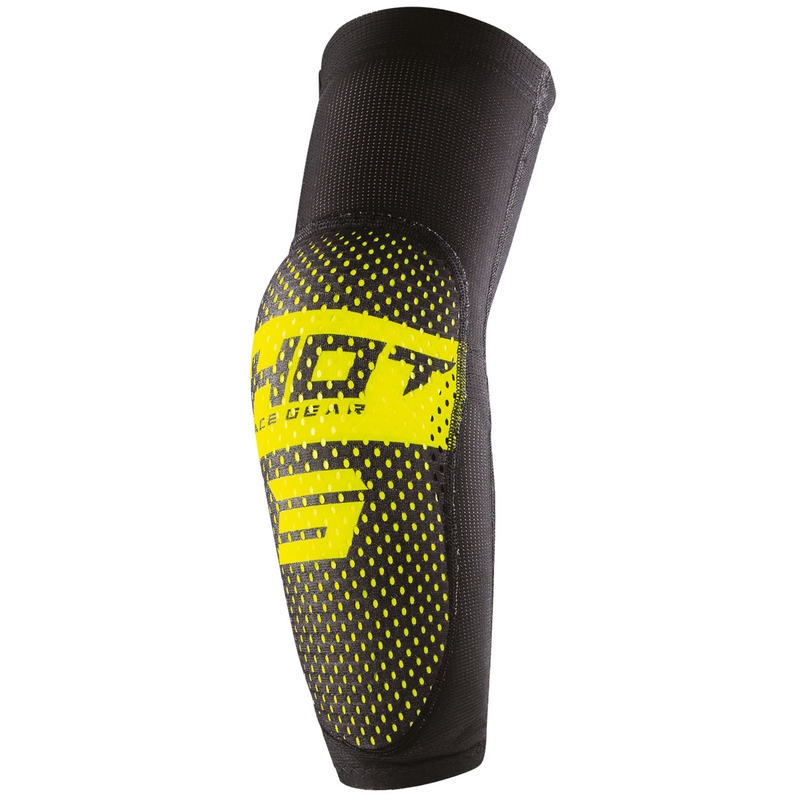 Protezioni per i gomiti Shot Airlight nero-giallo fluo