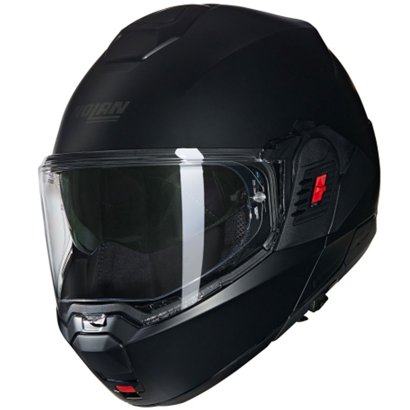 Casco moto apribile Nolan N120-1 Classico N-COM 302 nero opaco