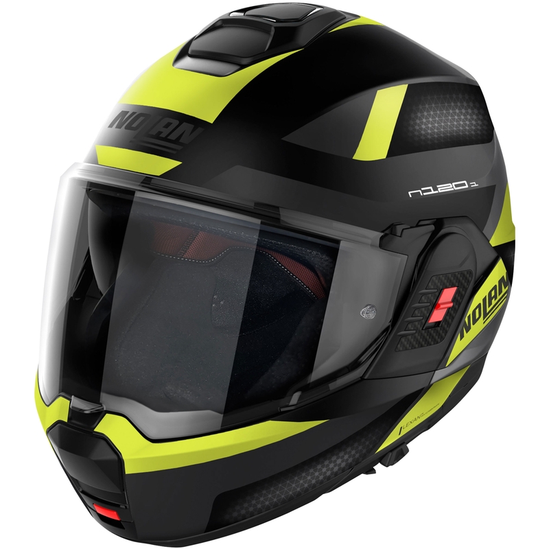 Casco modulare Nolan N120-1 Subway N-com 23 nero