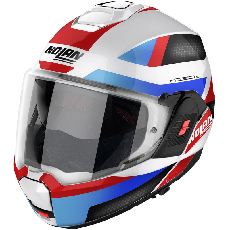 Casco apribile Nolan N120-1 Subway Bianco lucido