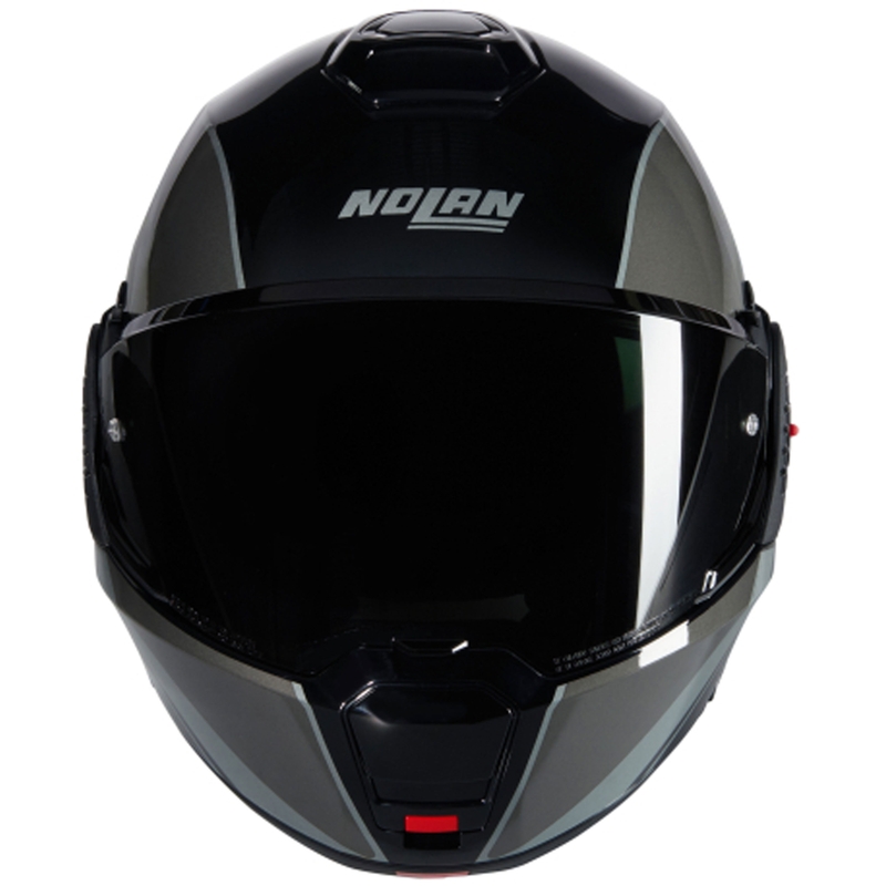 Casco moto apribile Nolan N120-1 Verniciatura Speciale N-COM 341 nero-grigio