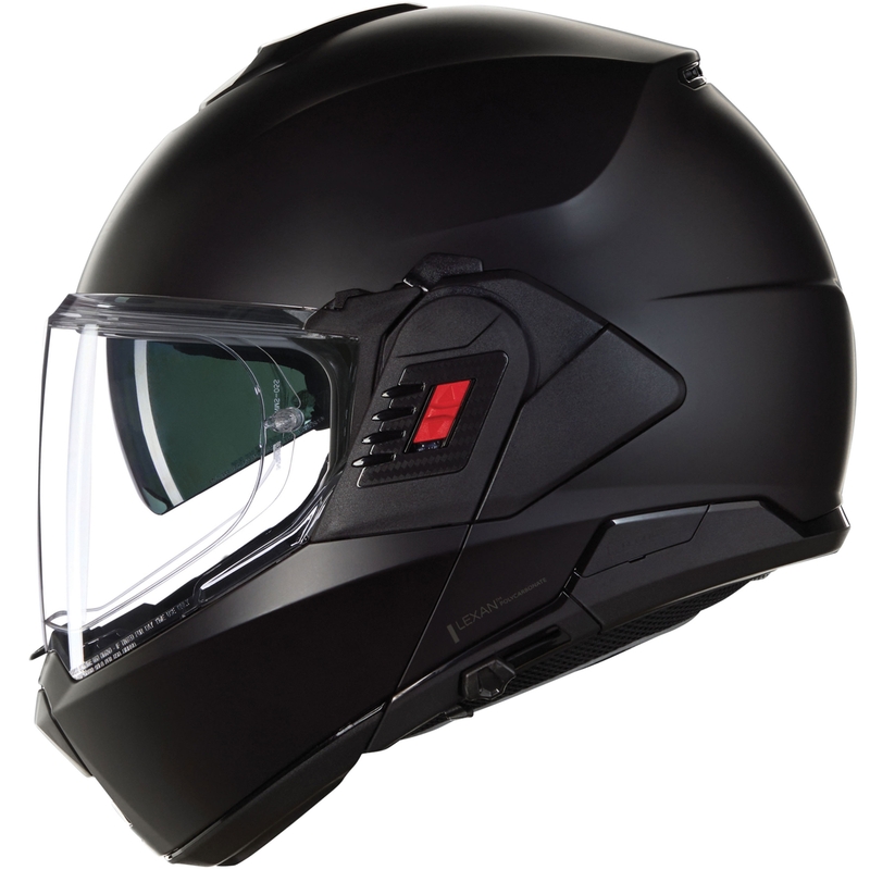 Casco moto apribile Nolan N100-6 Classico N-COM 302 nero opaco