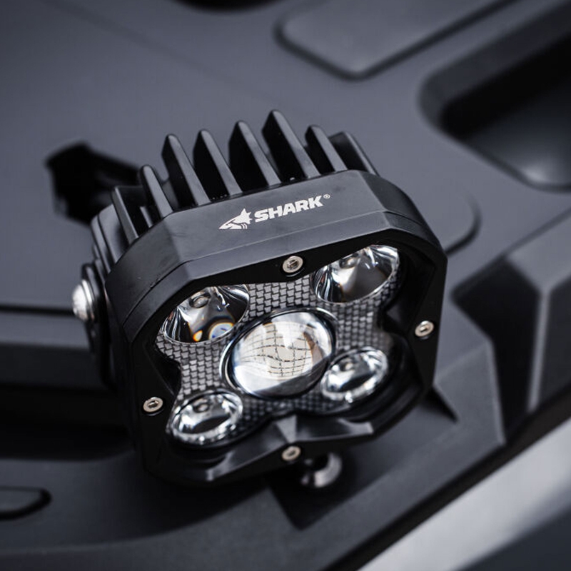 Luce LED SHARK LED Driving Light con LED laser 3,2" 40 W nero