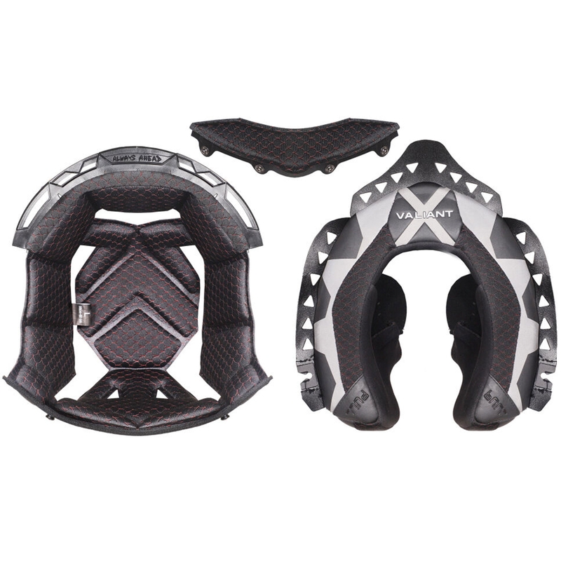 Interno di ricambio per casco da moto LS2 FF901, nero