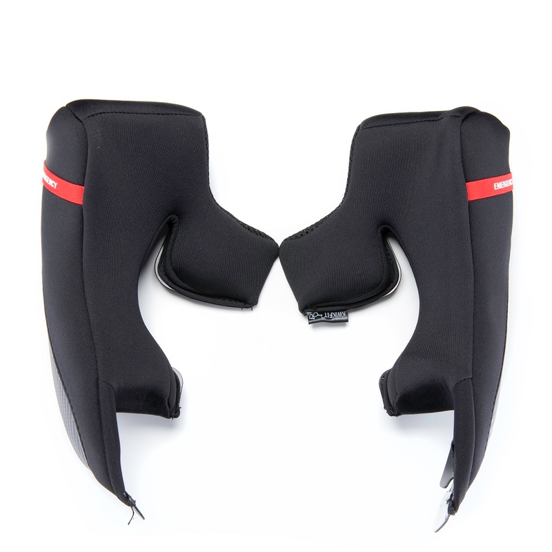 Guanciali di ricambio per caschi Scorpion Belfast Luxe/Carbon