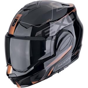 Casco moto pieghevole Scorpion EXO-TECH EVO TRAVELLER nero-rame