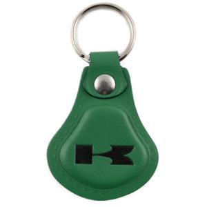 Portachiavi in pelle Kawasaki verde scuro