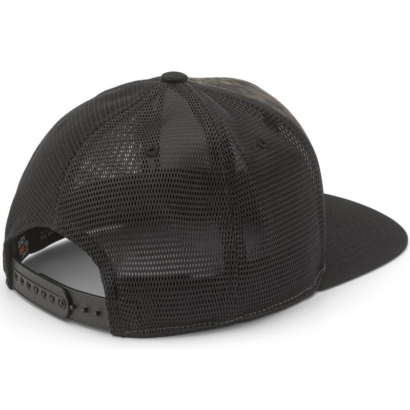 Cappellino da camionista KTM Camo nero-verde mimetico