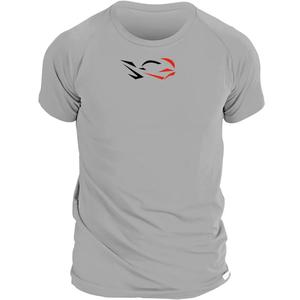 T-shirt funzionale nanosilver® Ride con grigio argento