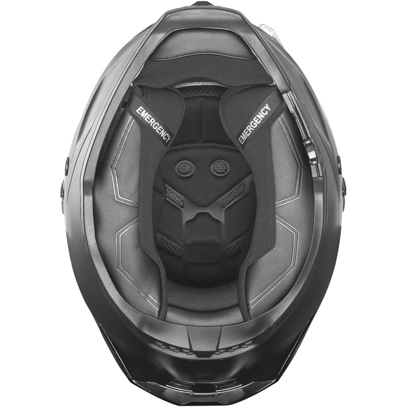 Casco integrale da moto NOX Exlusiv Goliath nero opaco