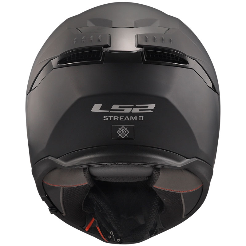 LS2 FF808 Stream II casco moto integrale nero opaco