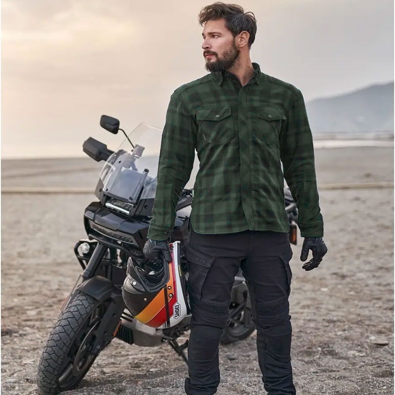 Maglietta da motociclista Shima Renegade 2 verde