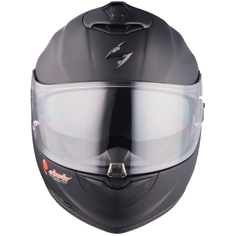 Casco moto integrale Scorpion EXO-1400 EVO II Air Solid nero opaco Saldi
