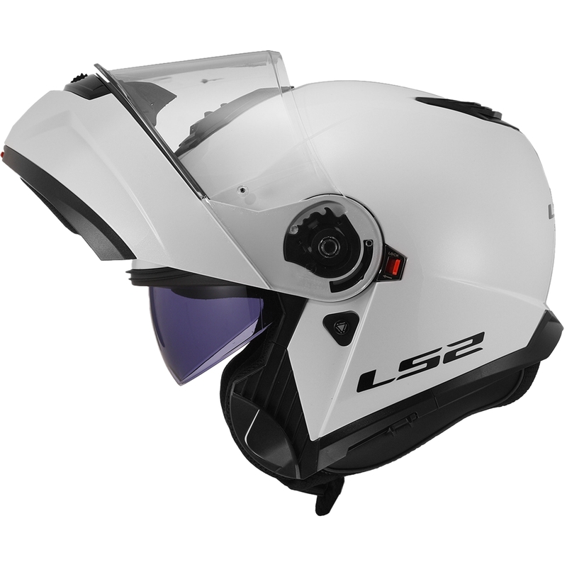 Casco ribaltabile LS2 FF908 Strobe II bianco lucido