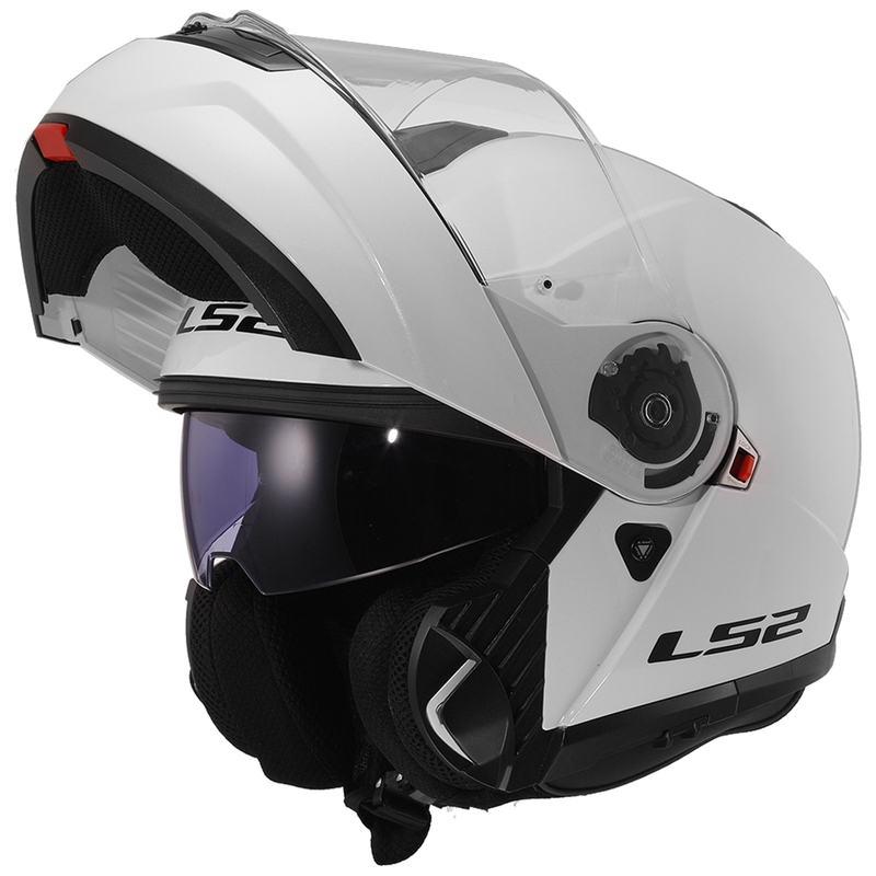 Casco ribaltabile LS2 FF908 Strobe II bianco lucido
