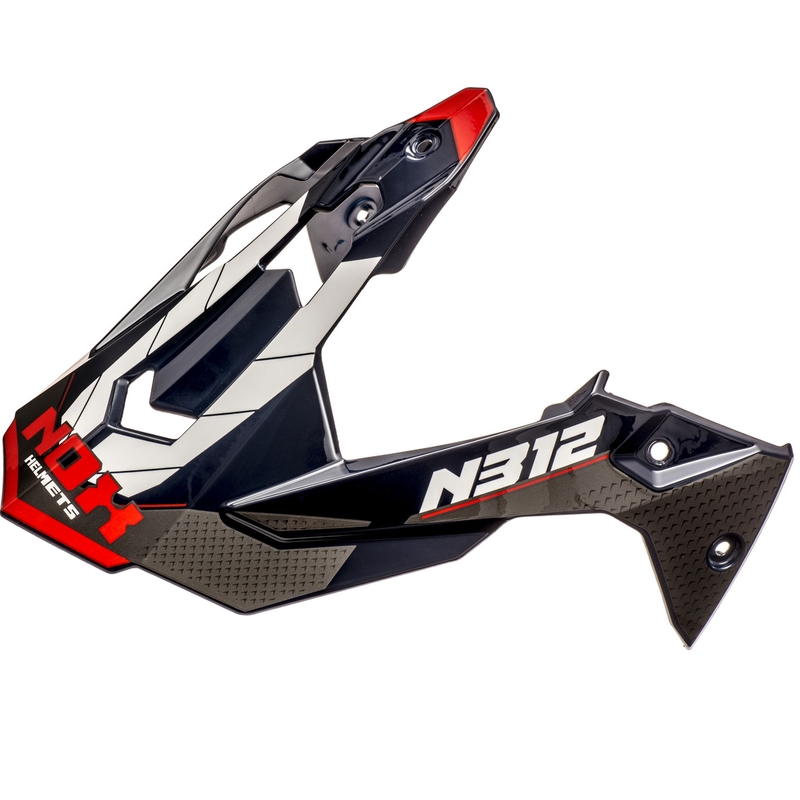 Visiera per caschi da moto NOX N312 Vapor bianco-blu-rosso