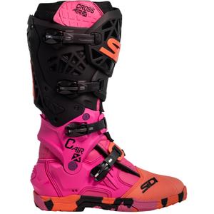Stivali da moto SiDi Crossair X Messy corallo