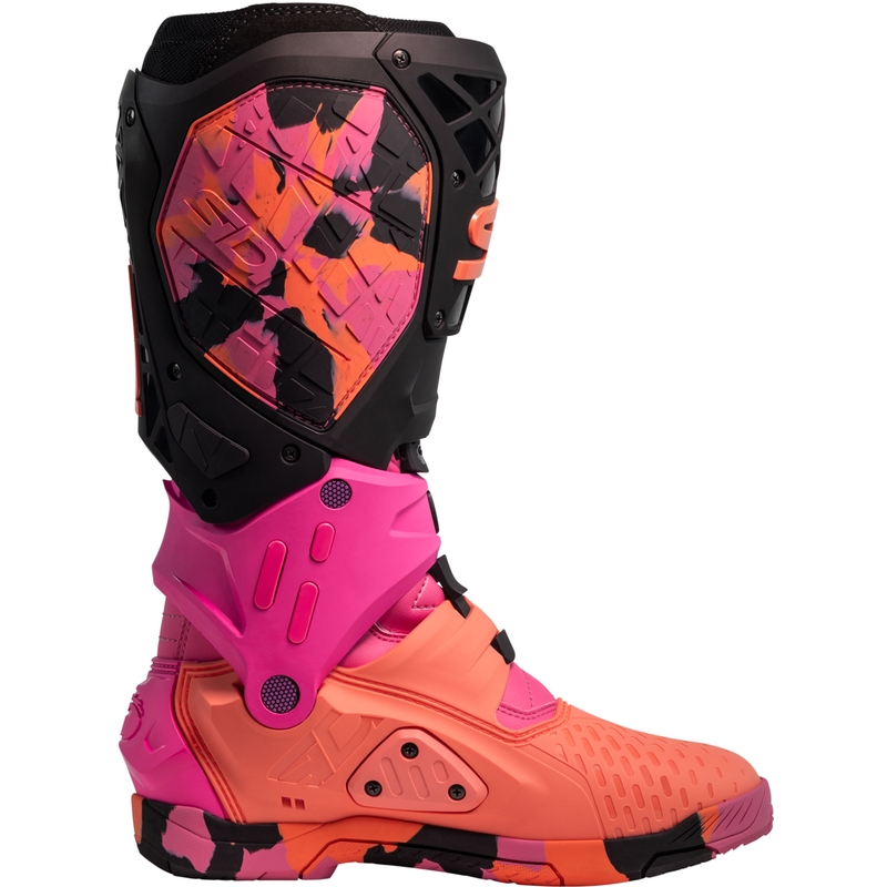 Stivali da moto SiDi Crossair X Messy corallo