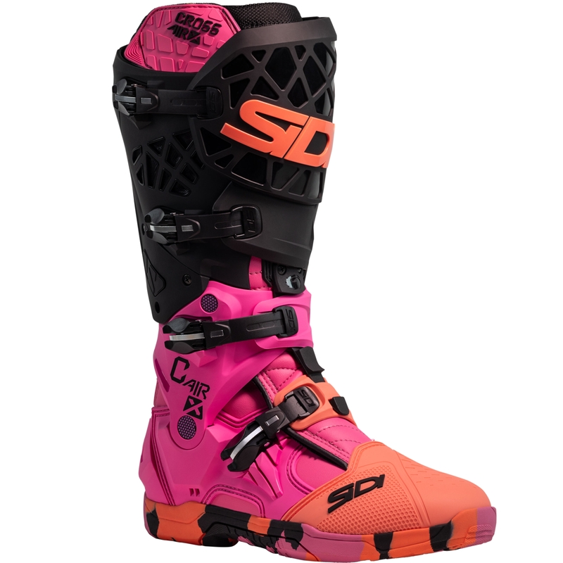 Stivali da moto SiDi Crossair X Messy corallo