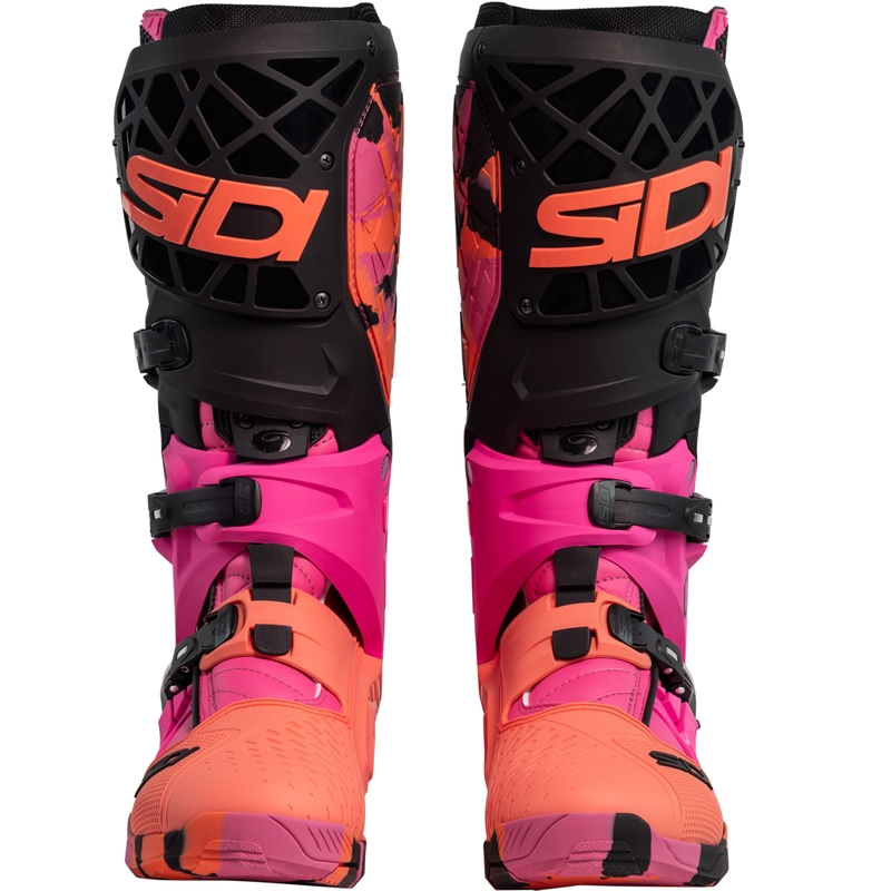 Stivali da moto SiDi Crossair X Messy corallo