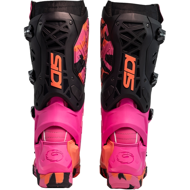 Stivali da moto SiDi Crossair X Messy corallo