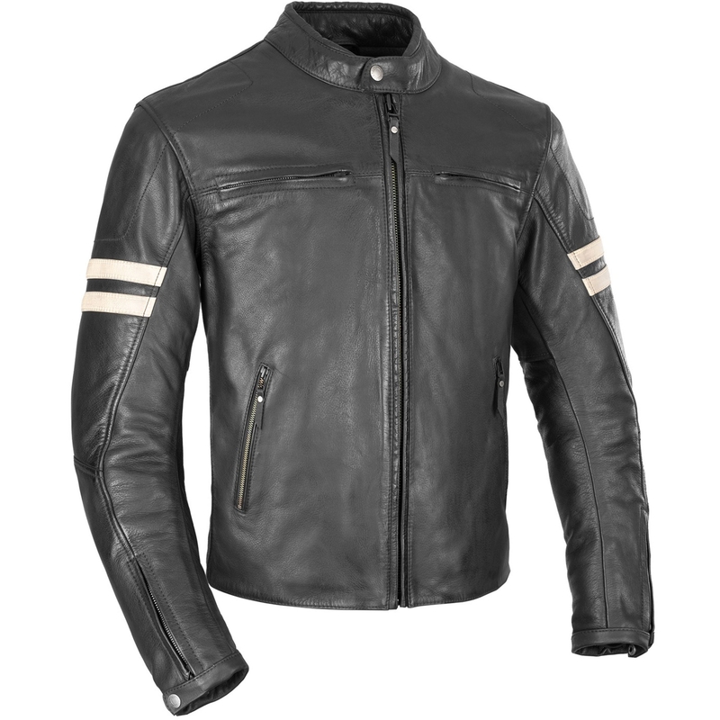 Giacca da moto Oxford Holton nera