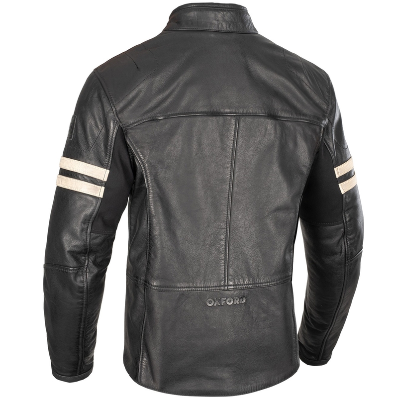 Giacca da moto Oxford Holton nera