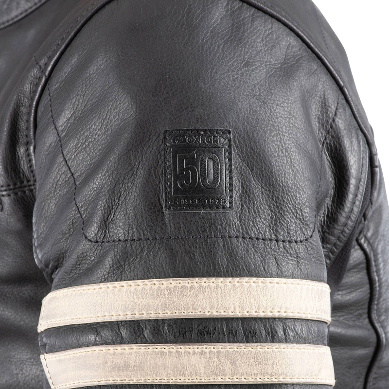Giacca da moto Oxford Holton nera
