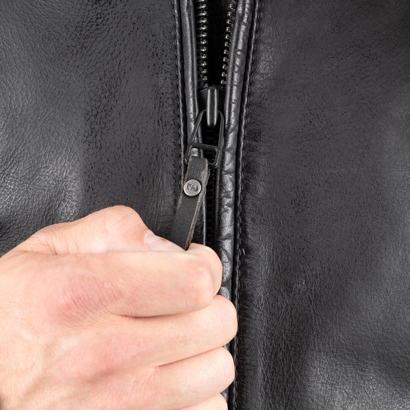 Giacca da moto Oxford Holton nera