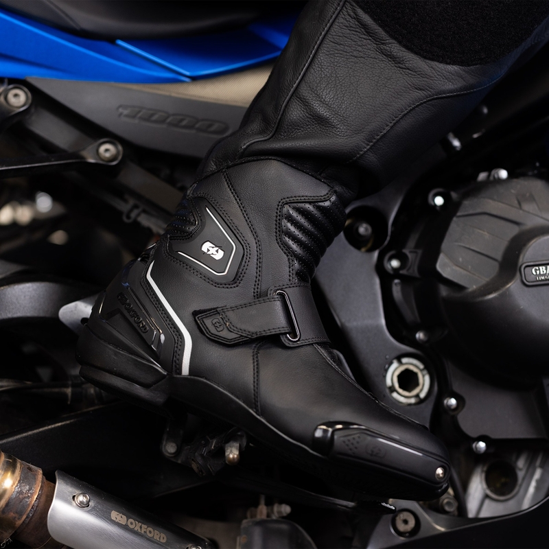 Stivali da moto Oxford Omega Air Short neri