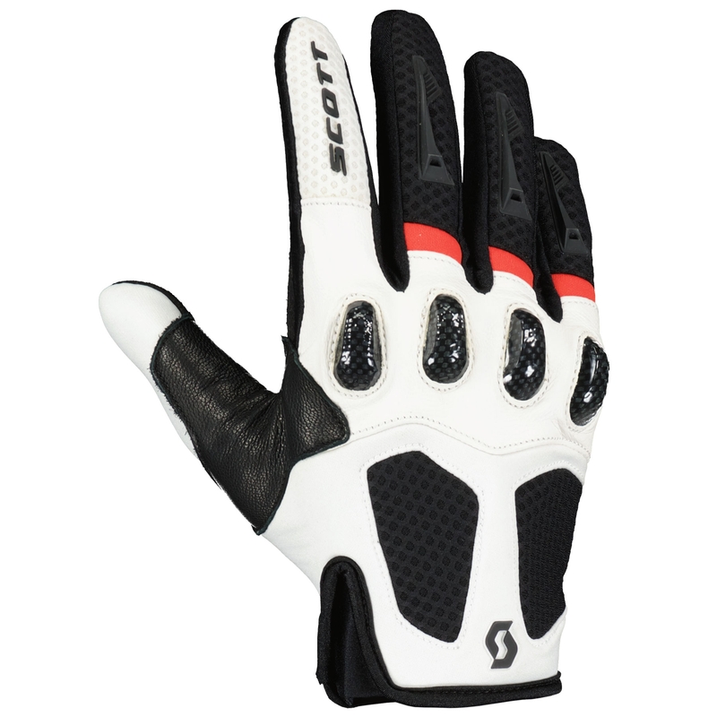 Guanti da moto SCOTT ASSAULT nero-rosso