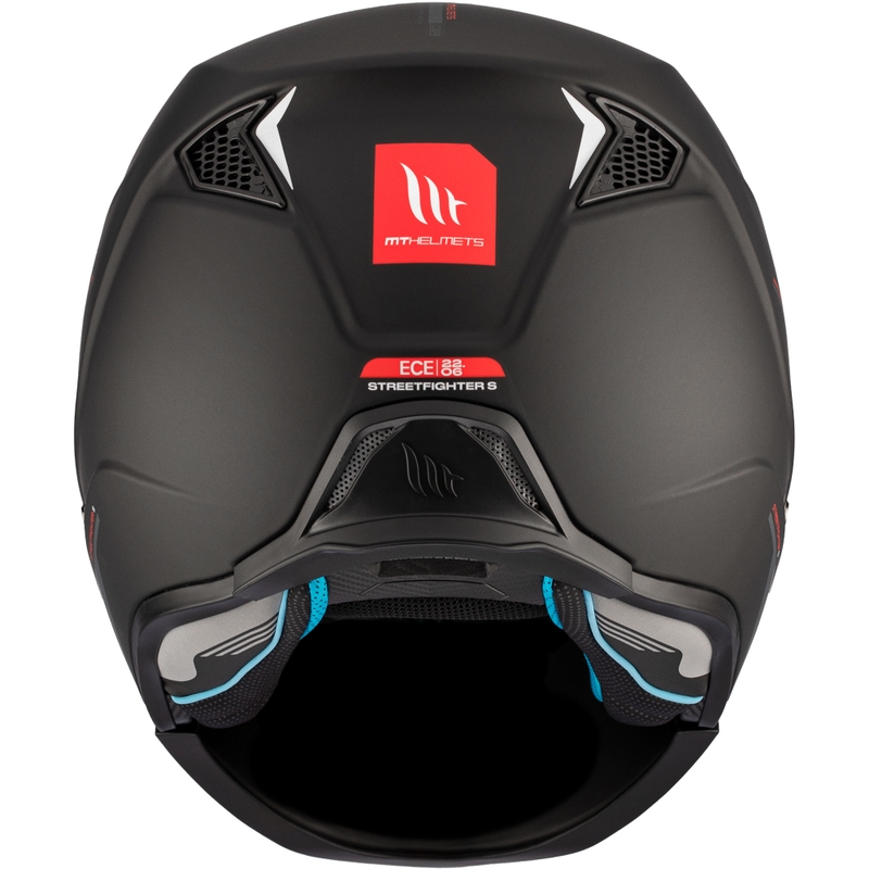 Casco jet con maschera MT Streetfighter SV S Solid A1 nero opaco