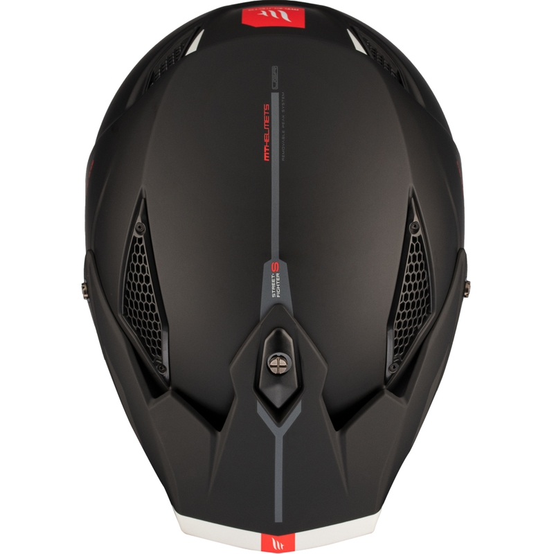 Casco jet con maschera MT Streetfighter SV S Solid A1 nero opaco