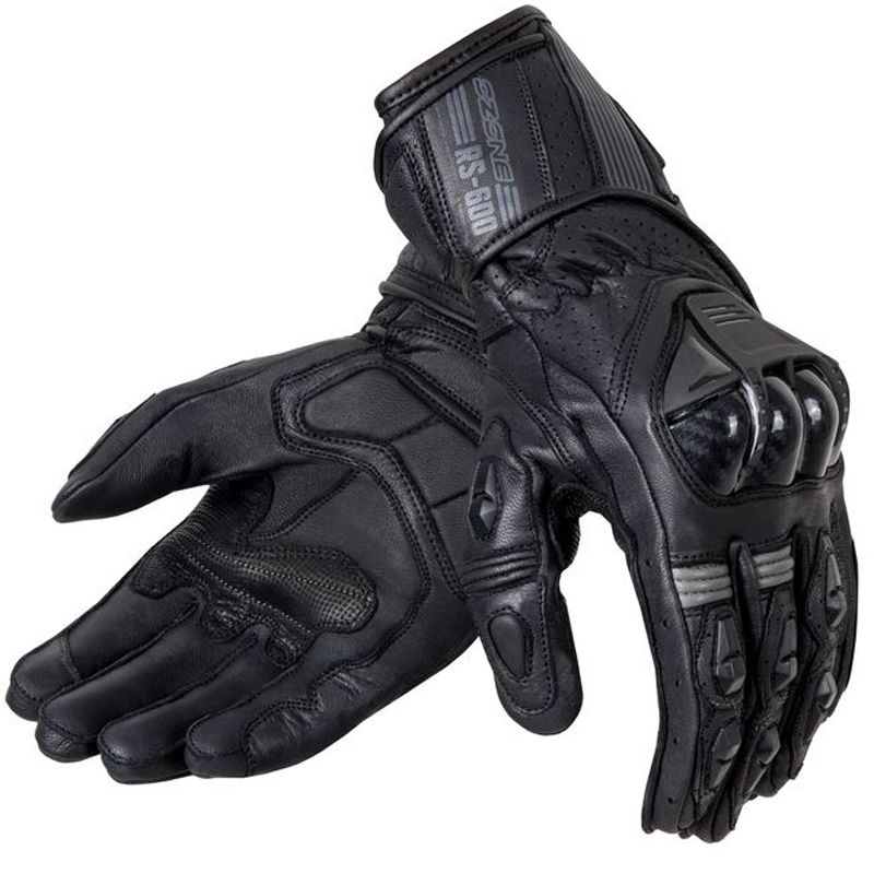 Guanti da moto Ozone RS-600 neri