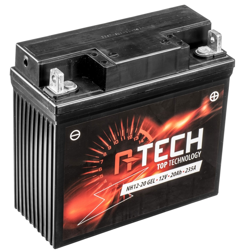 Batteria al gel A-TECH 12V, NH12-20, 51913, 20Ah, 235A
