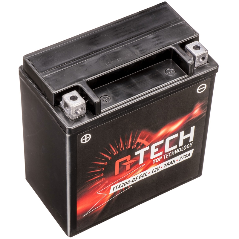 Batteria al gel A-TECH 12V, YTX20A-BS GEL, 18Ah, 270A, esente da manutenzione