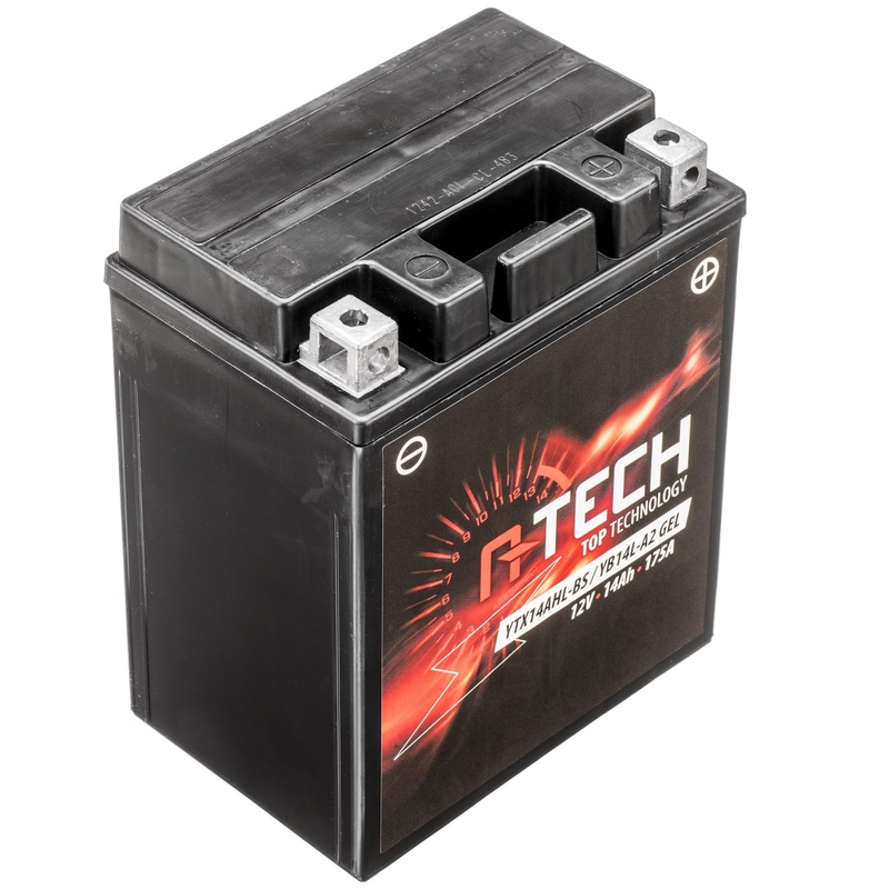 Batteria al gel A-TECH 12V, YTX14AHL-BS/YB14L-A2, 14Ah, 175A, esente da manutenzione