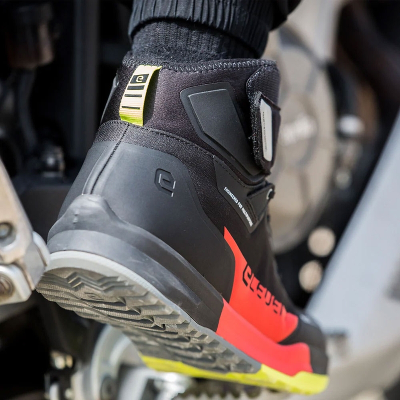Stivali da moto Eleveit STRATOS E-Dry neri-rossi