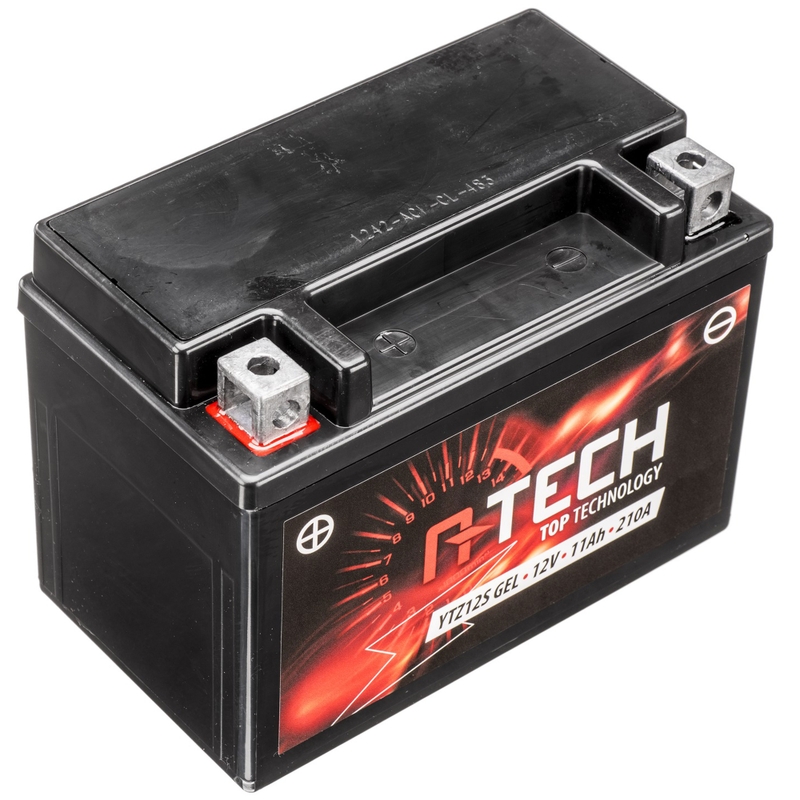 Batteria al gel A-TECH 12V, YTZ12S, YTZ12S-BS, 12V, 11Ah, 210A, esente da manutenzione