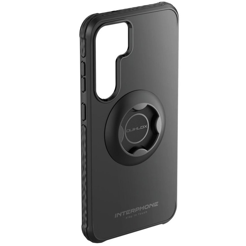 Interphone QUIKLOX Tetraforce cover protettiva per Samsung Galaxy S25 nera